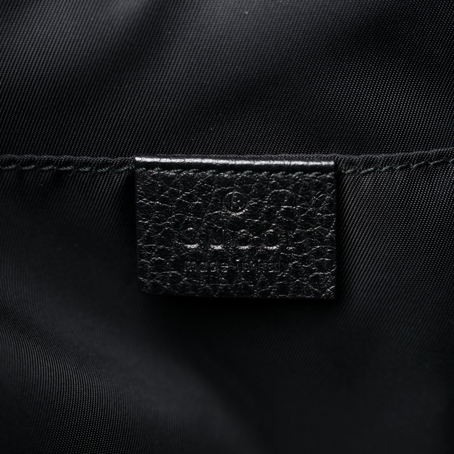 Nylon Monogram Small Single Buckle Backpack Black