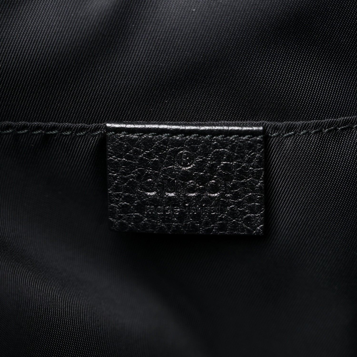 Gucci Nylon Monogram Small Single Buckle Backpack Black 6 of 11