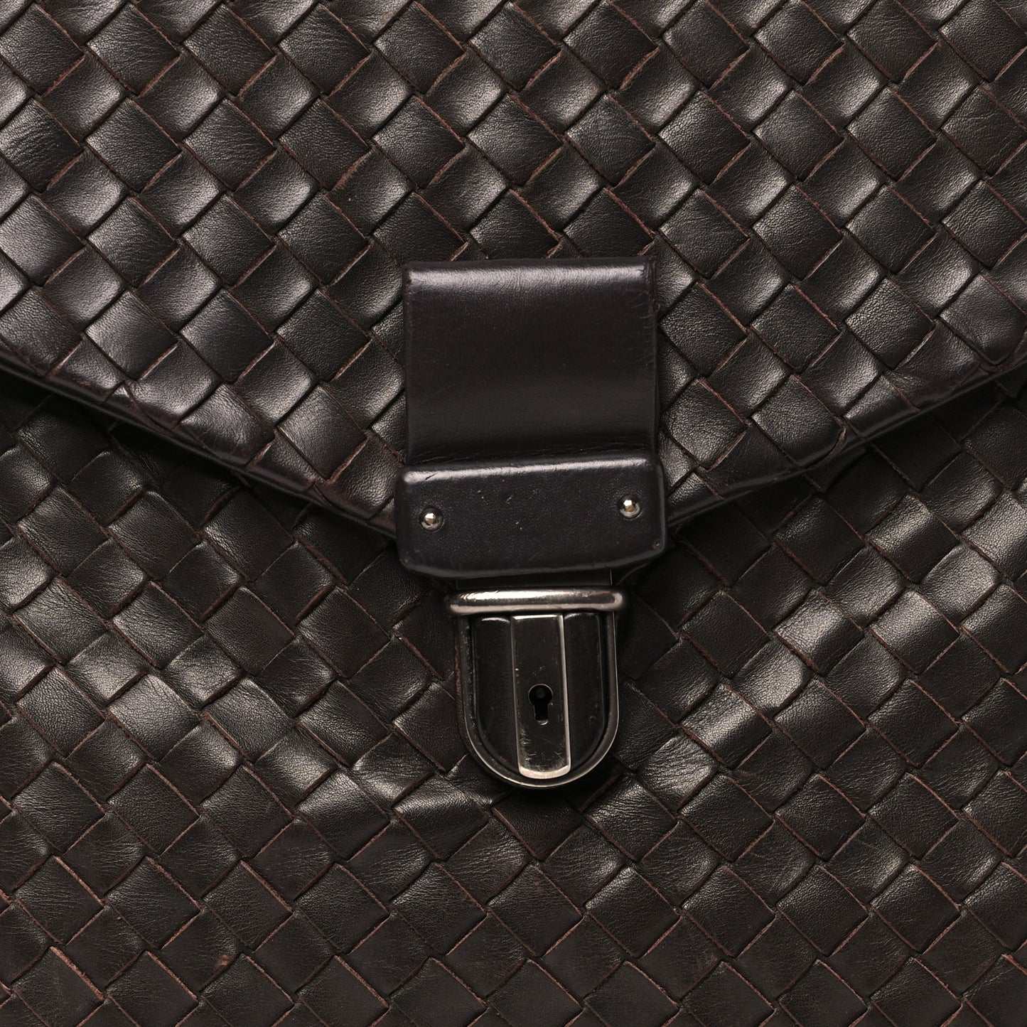 Intrecciato VN Briefcase Ebano
