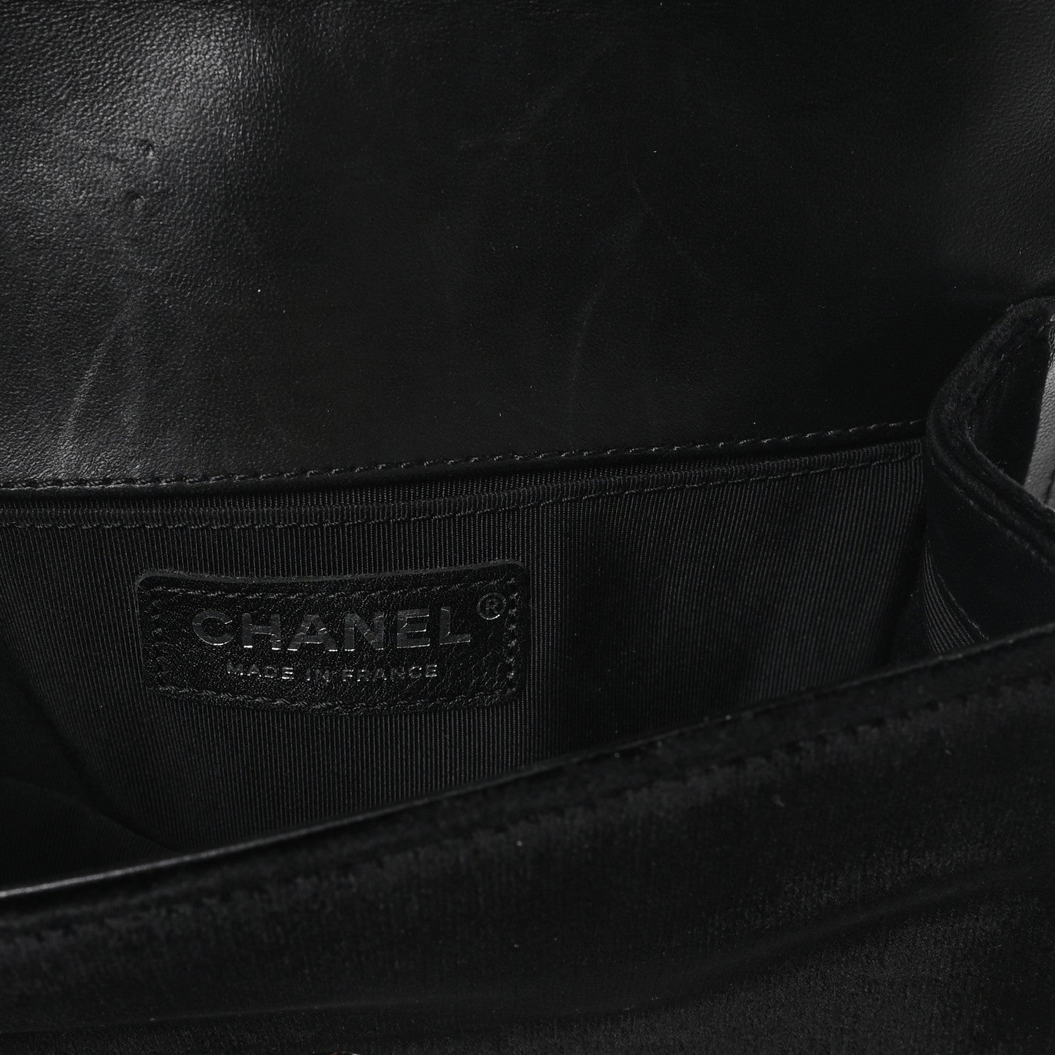 Chanel Velvet Quilted Small Boy Flap Black 6 of 11