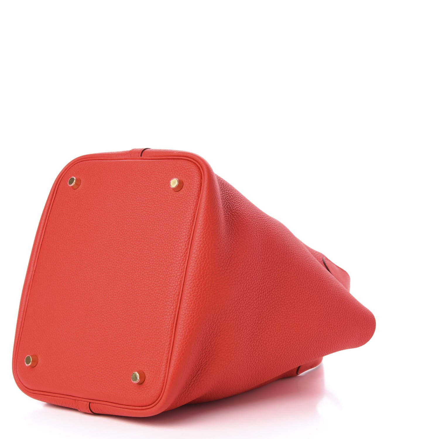 Hermes Taurillon Clemence Picotin Lock 22 MM Rouge De Coeur 9 of 11