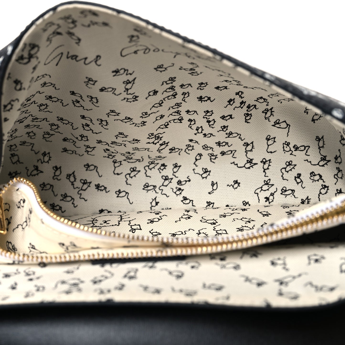 Epi Catogram Cat Bag Orange Black