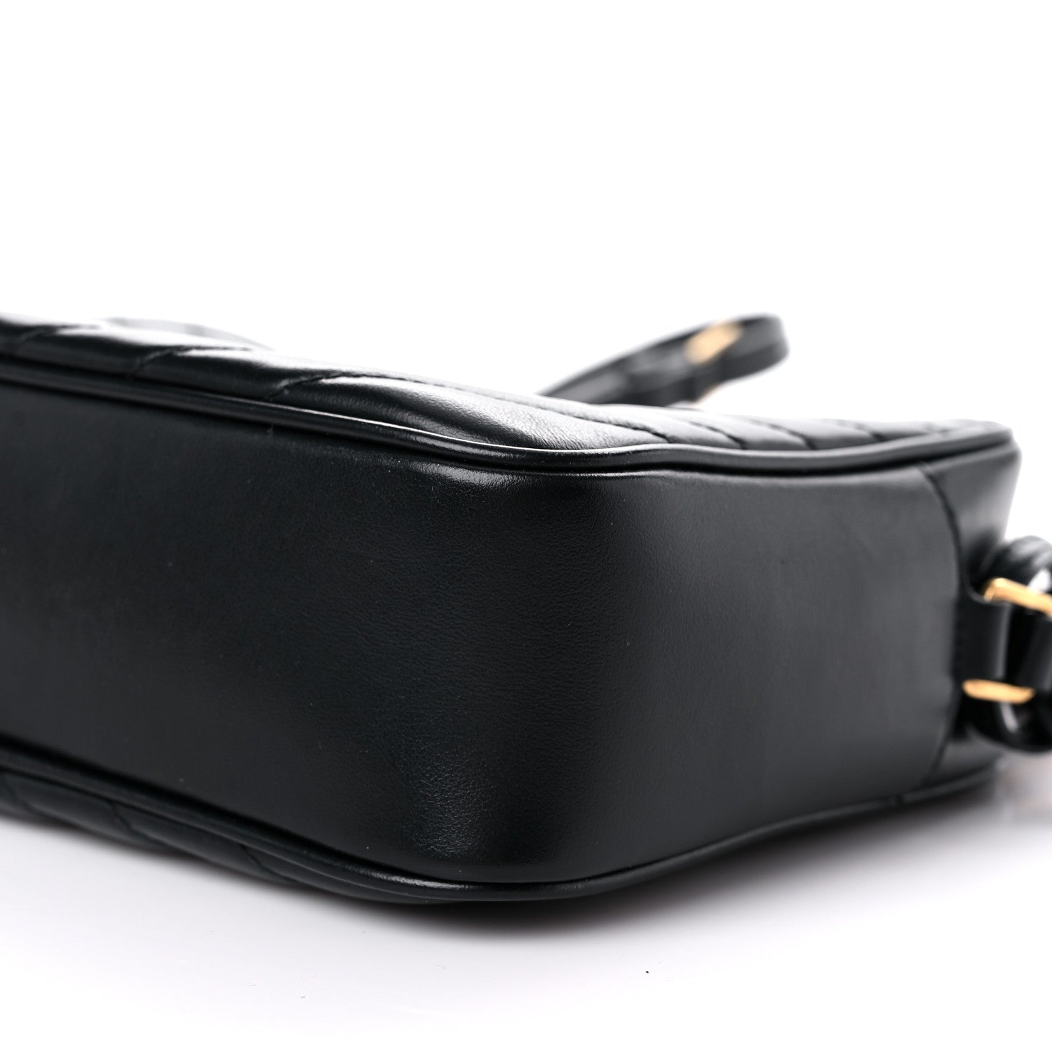 Saint Laurent Calfskin Matelasse Monogram Lou Camera Bag Black 11 of 11