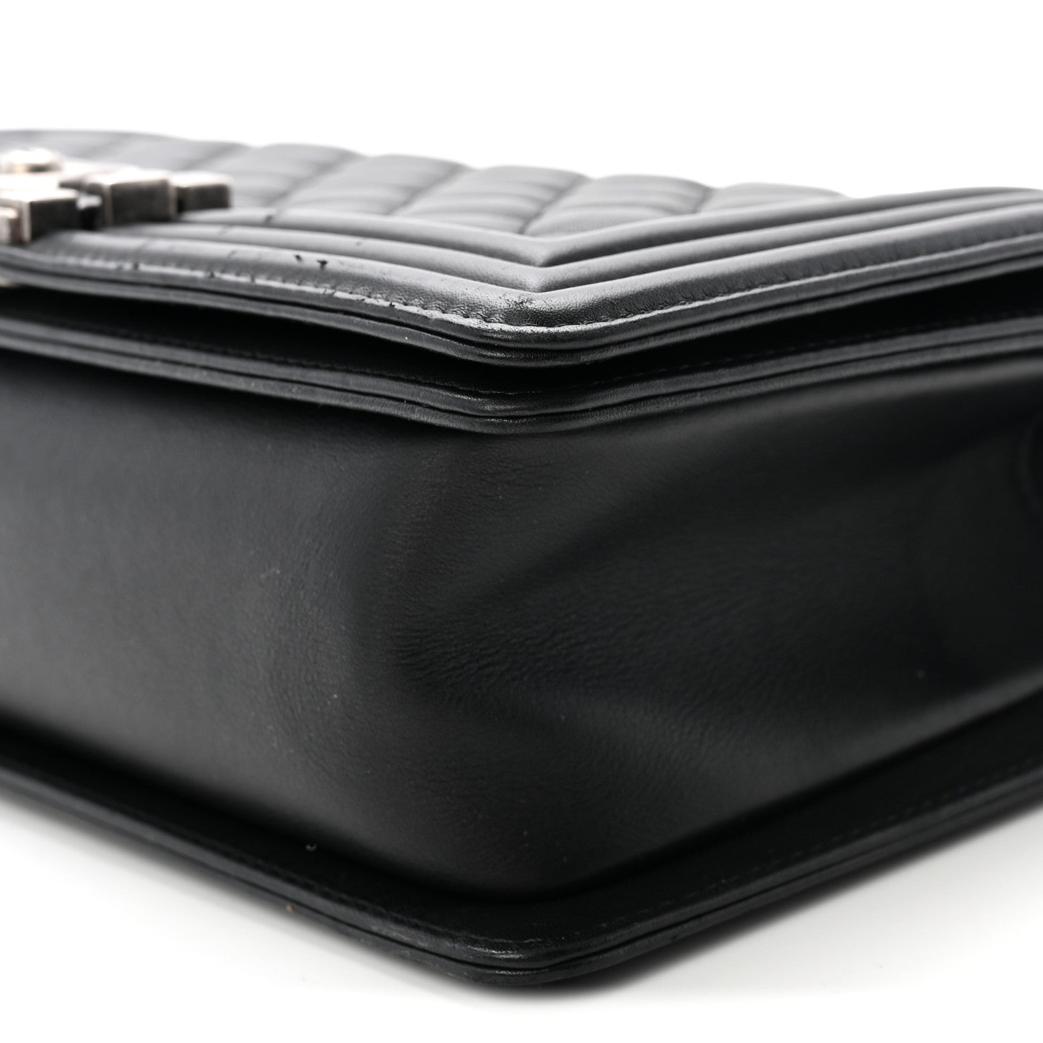 Chanel Calfskin Quilted Medium Boy Flap Black 10 of 10