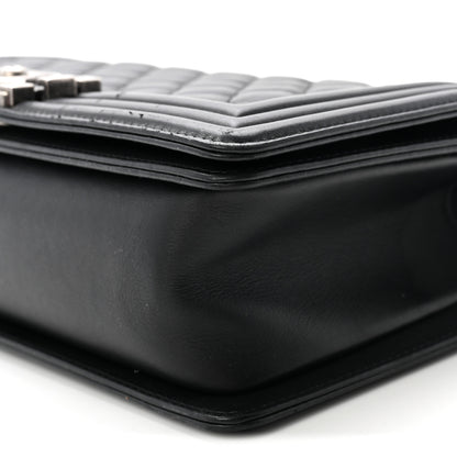 Chanel Calfskin Quilted Medium Boy Flap Black 10 of 10