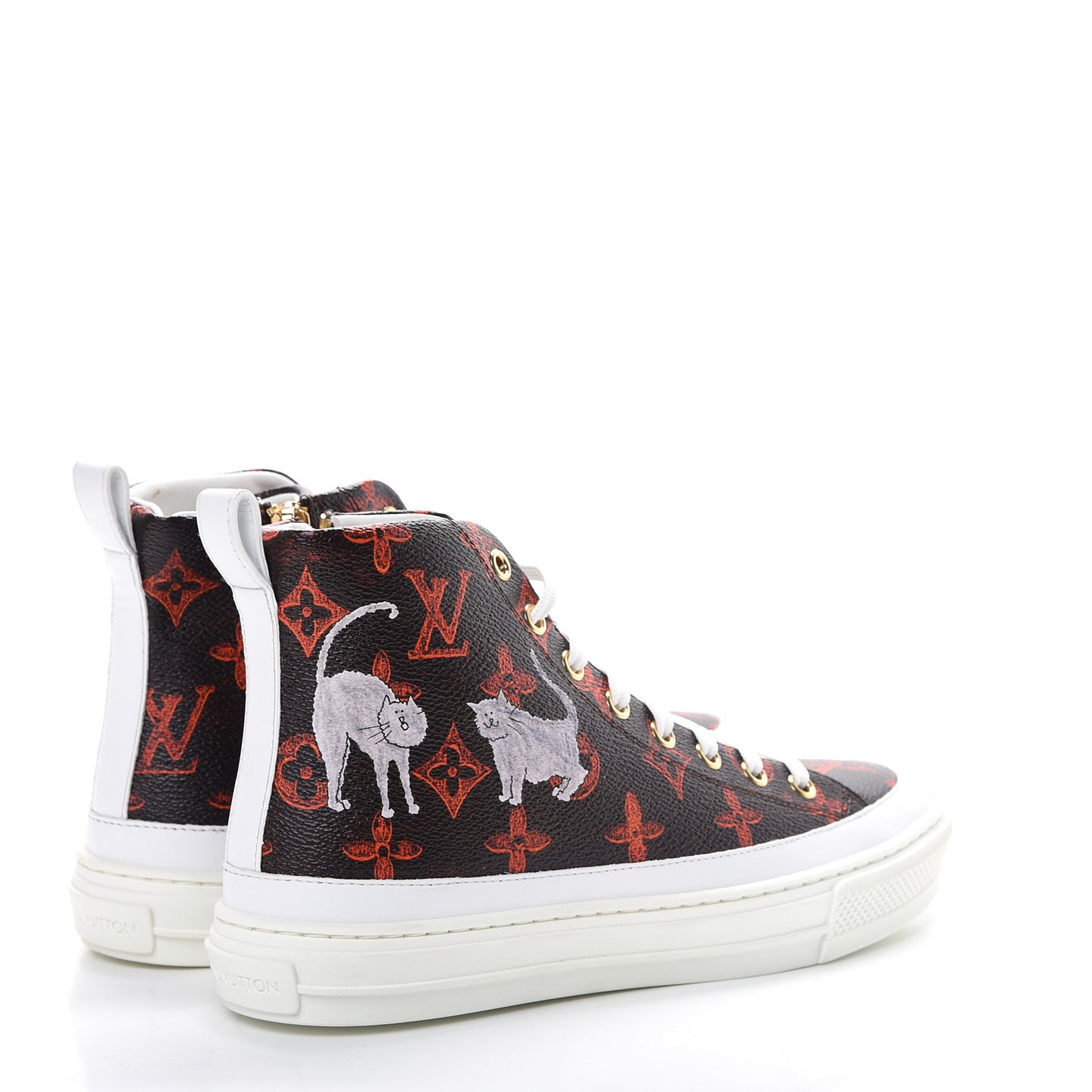 Catogram Stellar Sneaker Boots 36.5 Marron