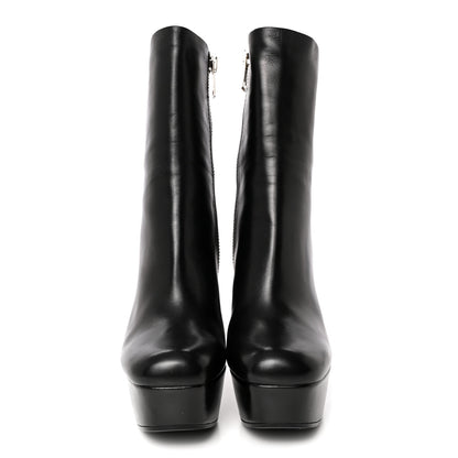 Gucci Kid Side Zip Platform Boots 37.5 Black 2 of 11
