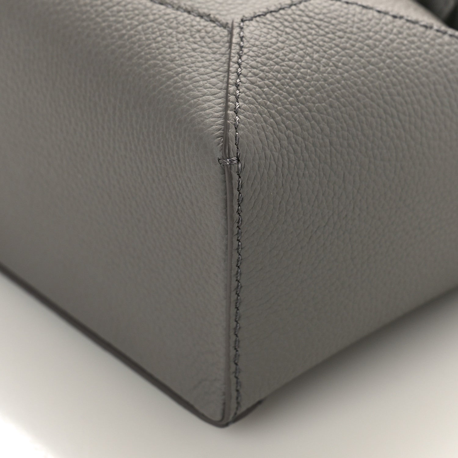 Loewe Soft Grained Calfskin Mini Puzzle Edge Bag Gunmetal 1841825