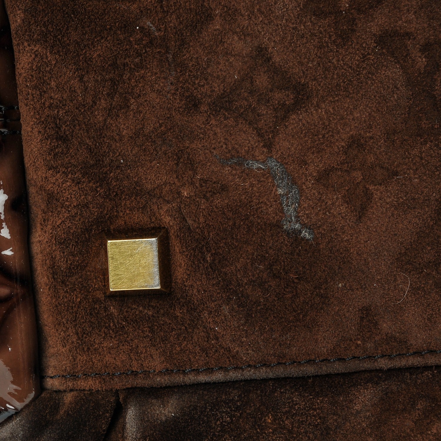 Louis Vuitton Suede Patent Monogram Irene Espresso 7 of 9