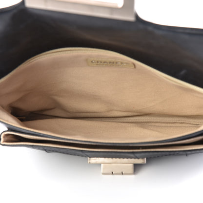 Chanel Calfskin Square Stitched Mademoiselle Shoulder Bag Black 4 of 9