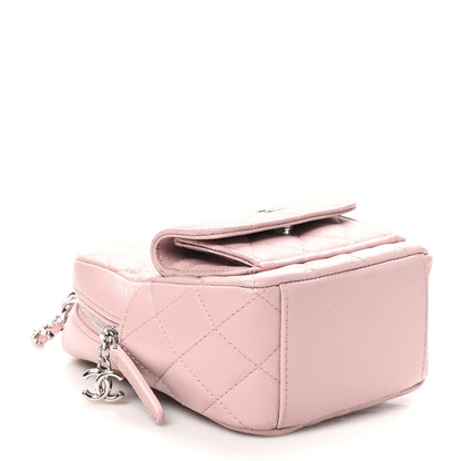 Chanel Caviar Quilted CC Mini Classic Backpack Light Pink 4 of 10