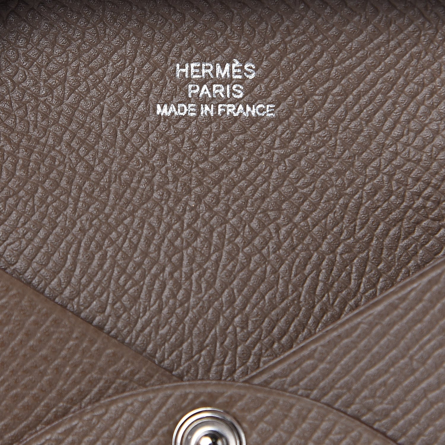 Hermes Epsom Bastia Coin Purse Etoupe 6 of 8