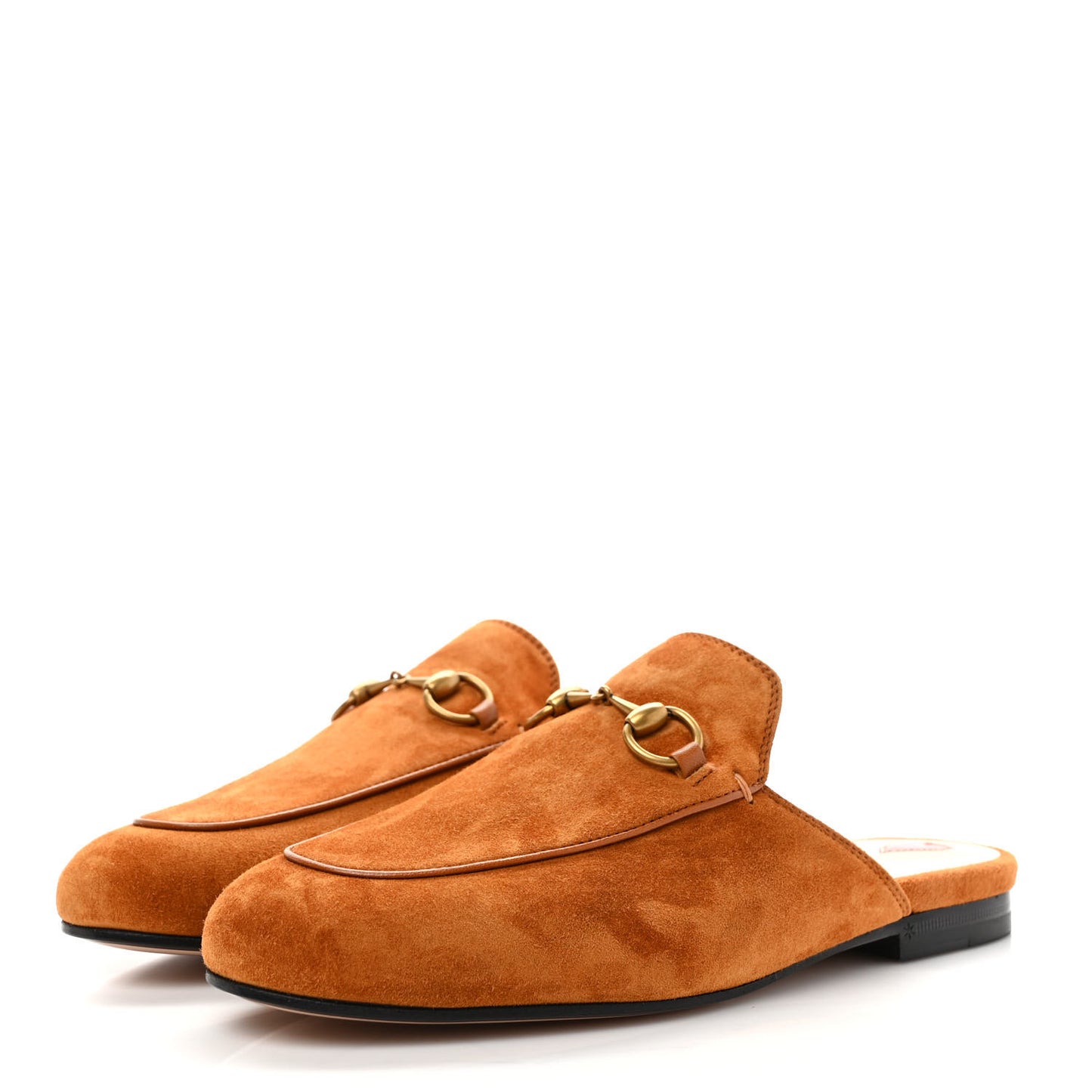 Suede Cachemire Malaga Kid Womens Princetown Slippers 36 Blondie Cognac