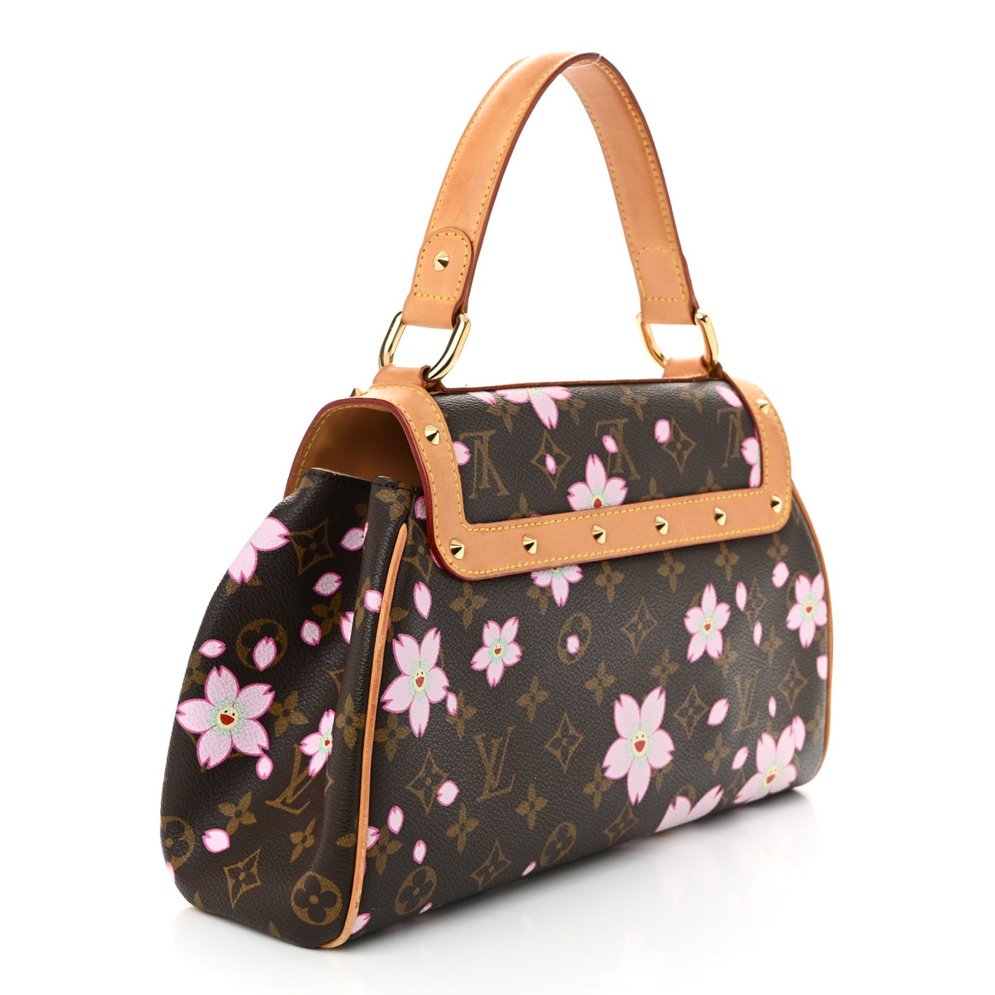 Monogram Cherry Blossom Sac Retro Bag Brown