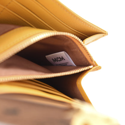 MCM Visetos Large Patricia Wallet On Chain Cognac 10 of 12