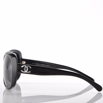 Chanel Polarized CC Sunglasses 5183 Black 3 of 8
