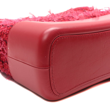 Chanel Tweed Calfskin Medium Gabrielle Hobo Pink 9 of 10
