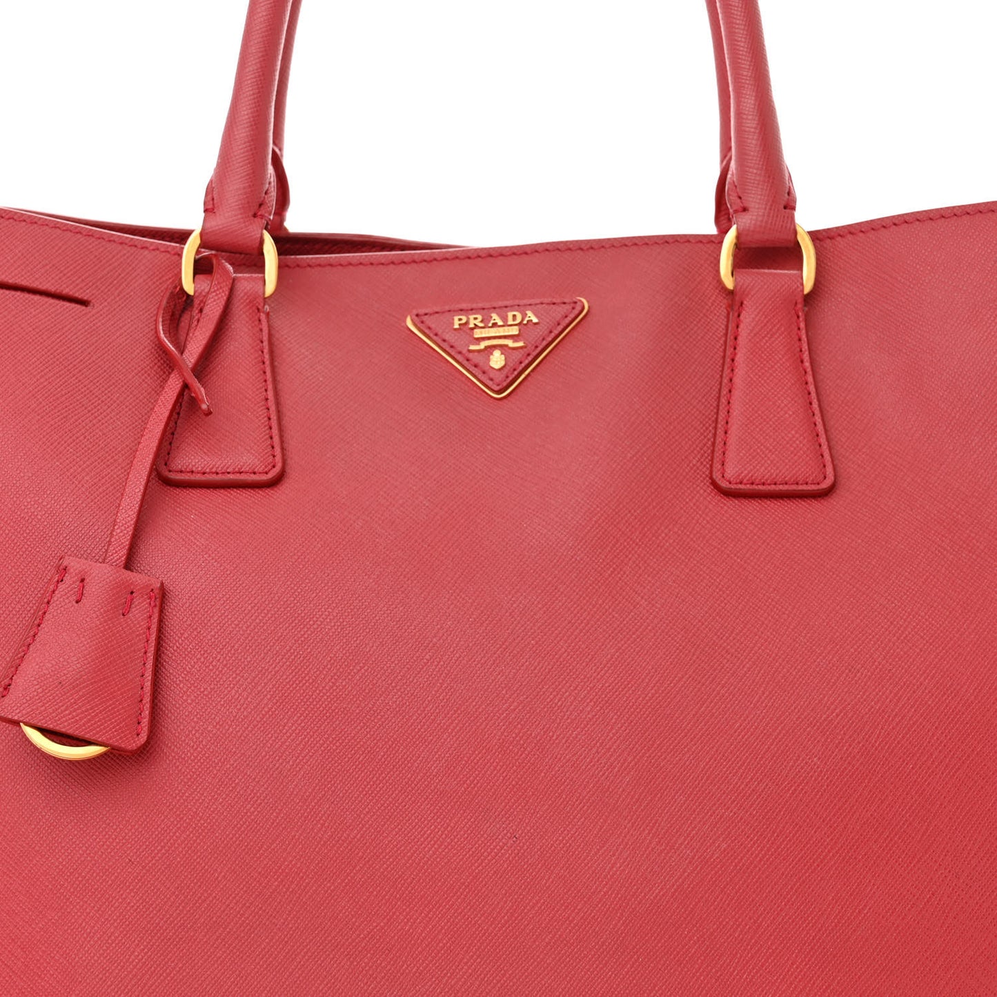 Saffiano Lux Large Tote Fuoco