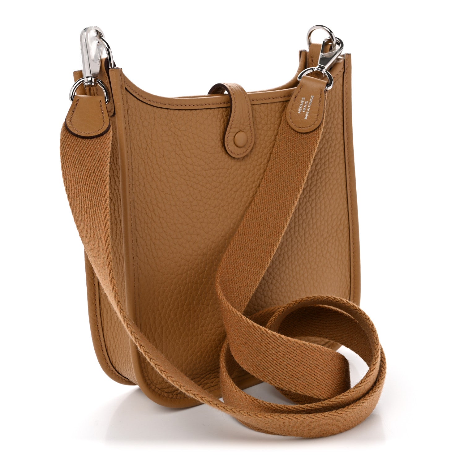 Hermes Taurillon Clemence Evelyne TPM Chai 3 of 11