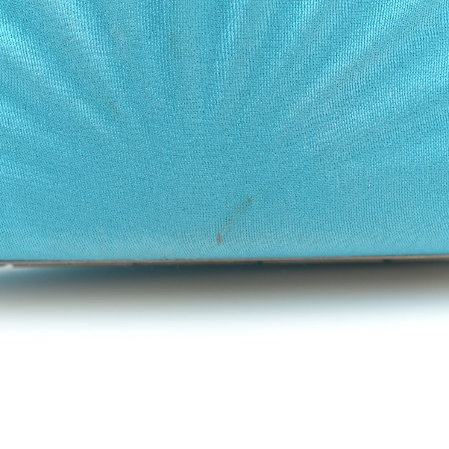 Balenciaga Satin Pearl Shell Clutch Bag Turquoise 11 of 12