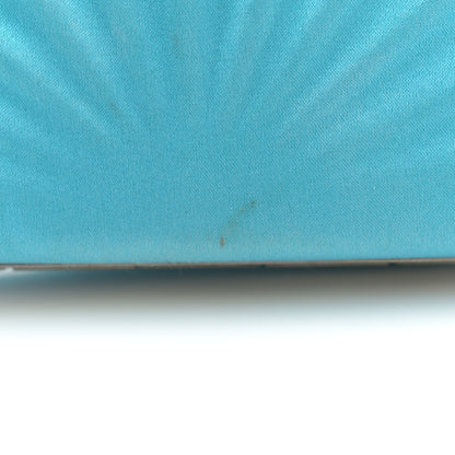 Balenciaga Satin Pearl Shell Clutch Bag Turquoise 11 of 12