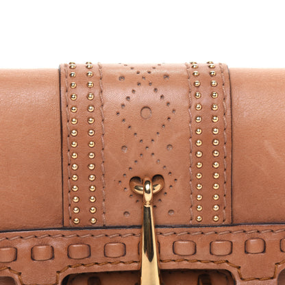 Gucci Calfskin Snaffle Bit Evening Bag Brown 19 of 19