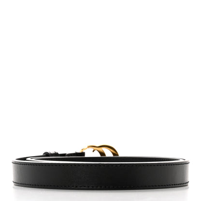 Gucci Plutone Calfskin Double G 20mm Belt 90 36 Black 2 of 8