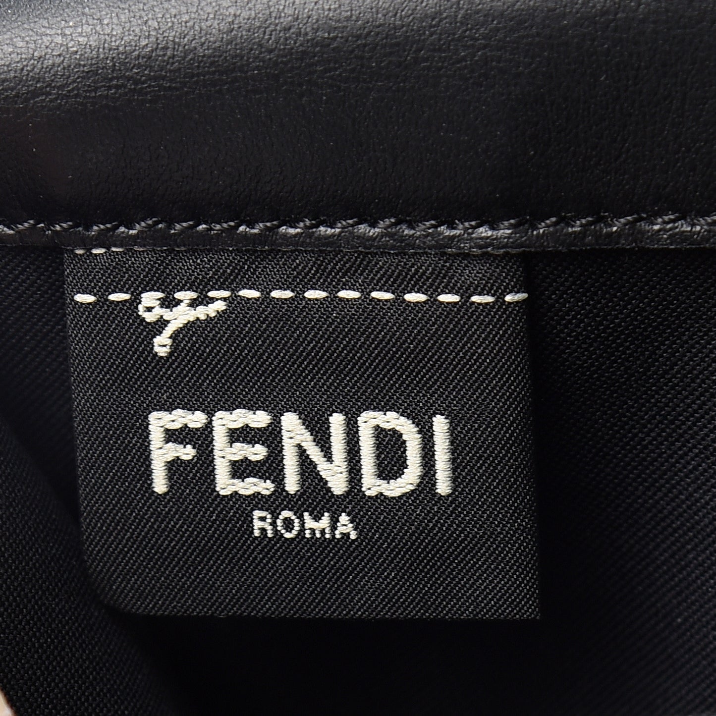 Vitello Cruise F is Fendi Bi-Color FF 1974 Embossed Continental Envelope Wallet Maya Black
