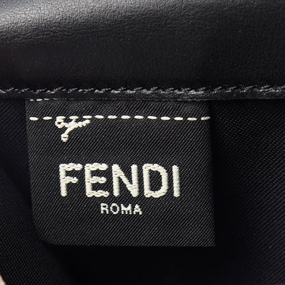 Fendi Vitello Cruise F is Fendi Bi-Color FF 1974 Embossed Continental Envelope Wallet Maya Black 8 of 11