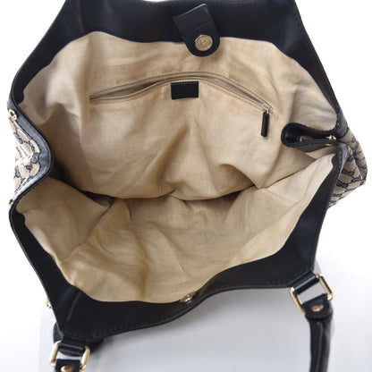 Gucci Monogram Calfskin Large Sukey Tote Beige Blue 5 of 23