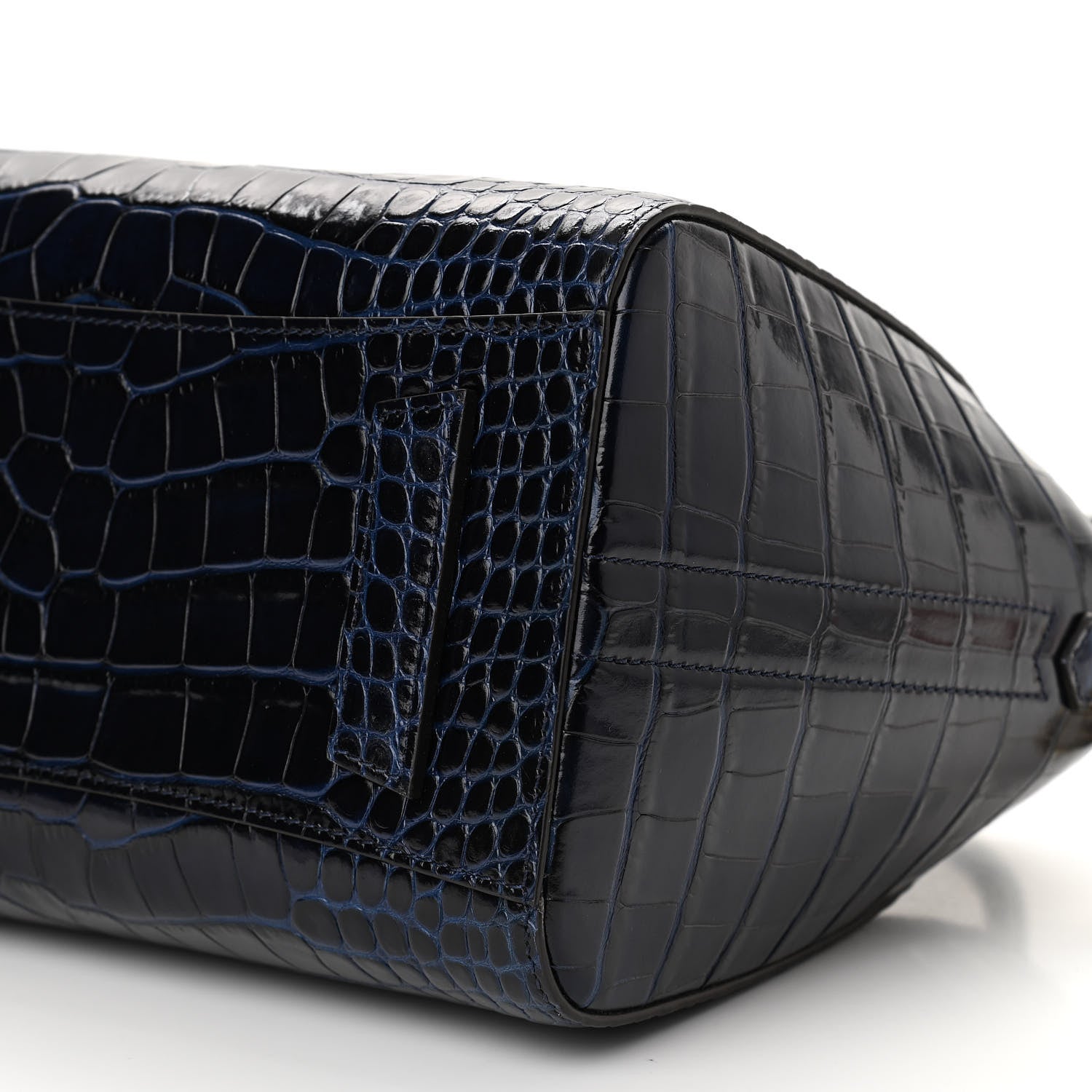 Givenchy Calfskin Crocodile Embossed Small Antigona Navy 10 of 10
