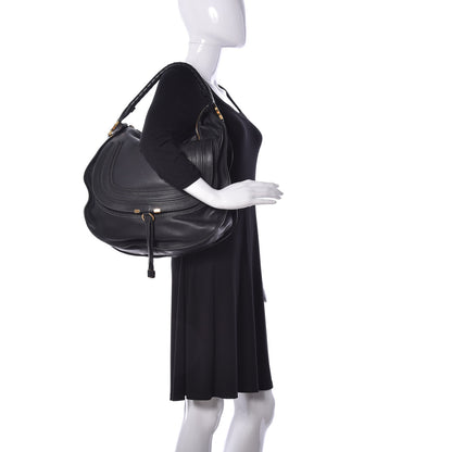 Chloe Calfskin Large Marcie Hobo Black 2 of 9