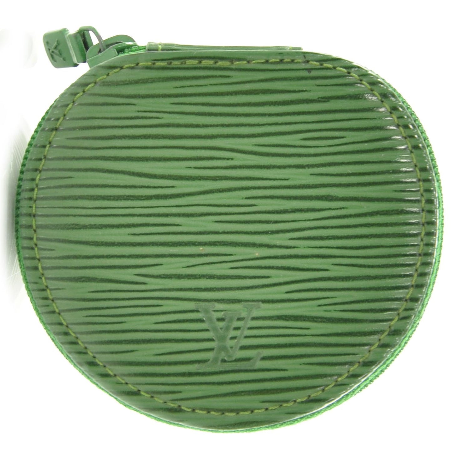 Epi Ecrin Bijoux Jewelry Box Case Green