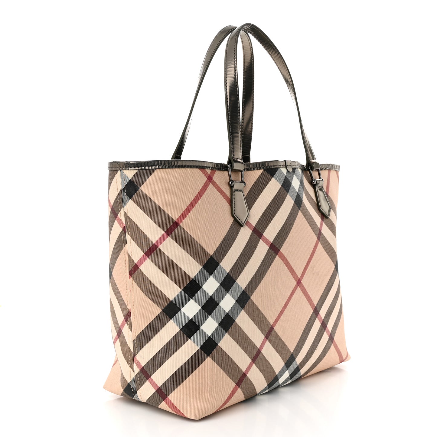 Supernova Check Stanton Tote Dark Nickel