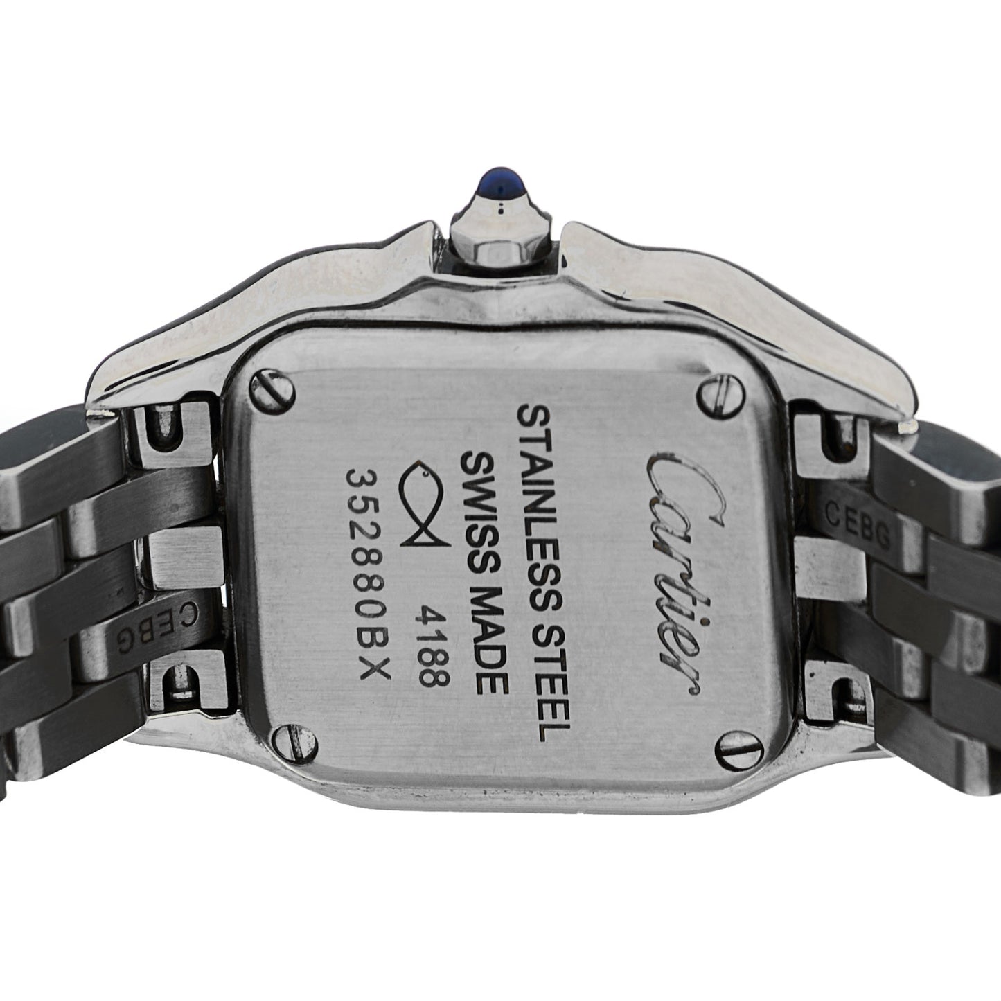 Stainless Steel 19mm Panthere Quartz Watch