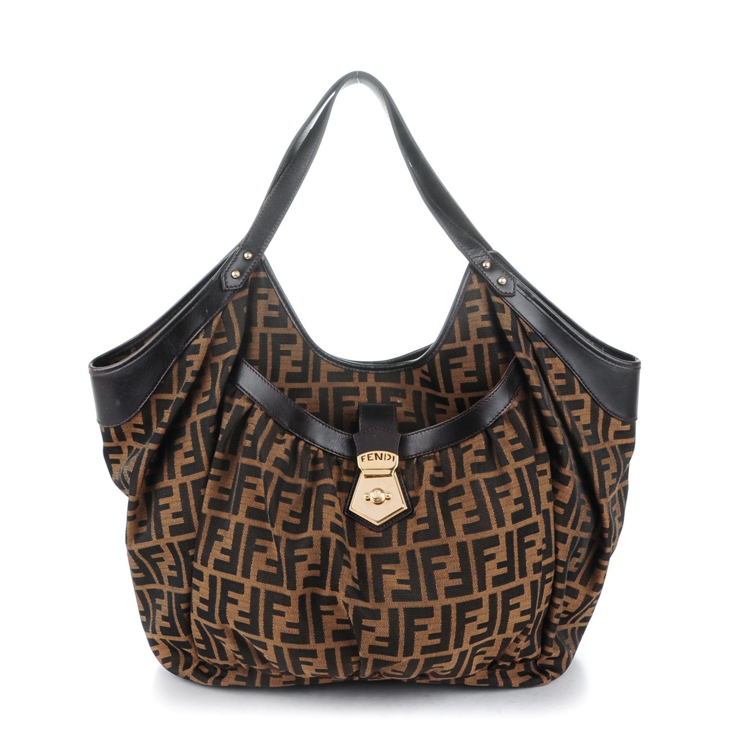 Fendi Zucca Large Chef Tote Tobacco 1 of 8