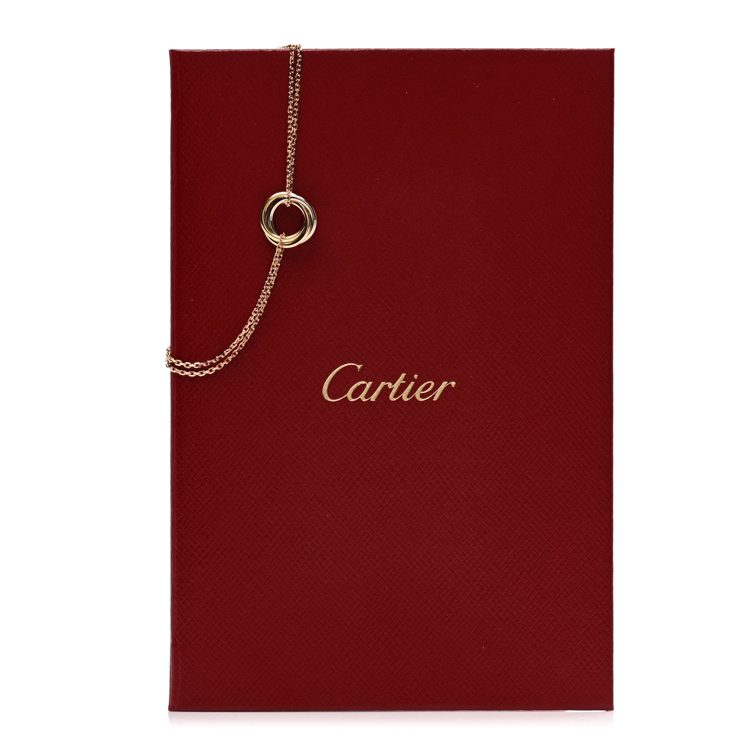 Cartier 18K Pink Yellow White Gold Trinity Bracelet 4 of 4