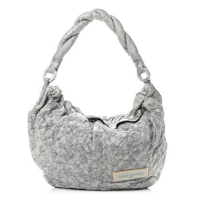 Louis Vuitton Lambskin Olympe Nimbus GM Gris Perle 1 of 17