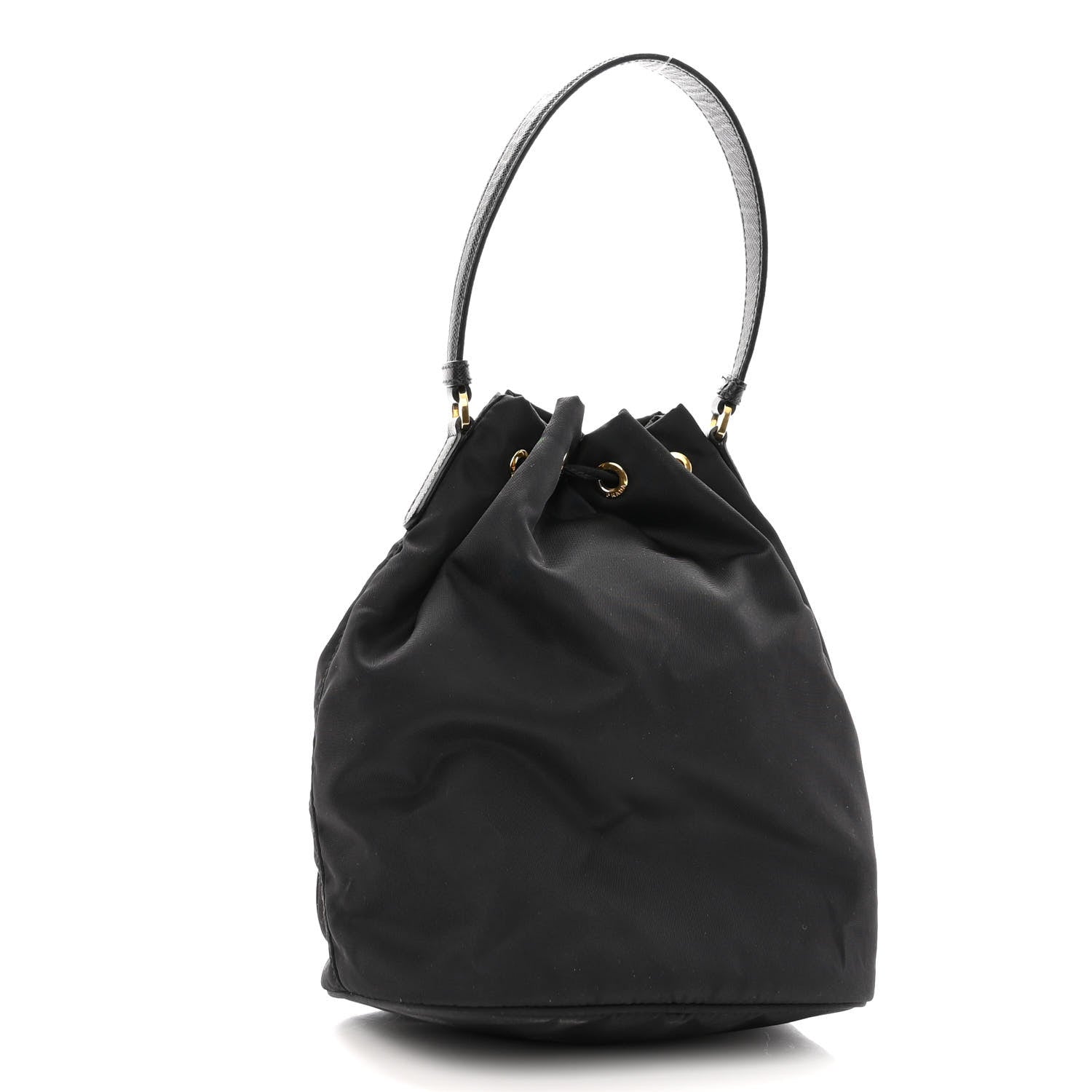 Prada Re-Nylon Duet Drawstring Shoulder Bag Black 3 of 10