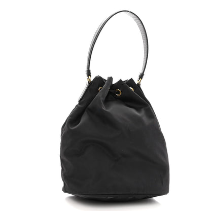 Prada Re-Nylon Duet Drawstring Shoulder Bag Black 3 of 10