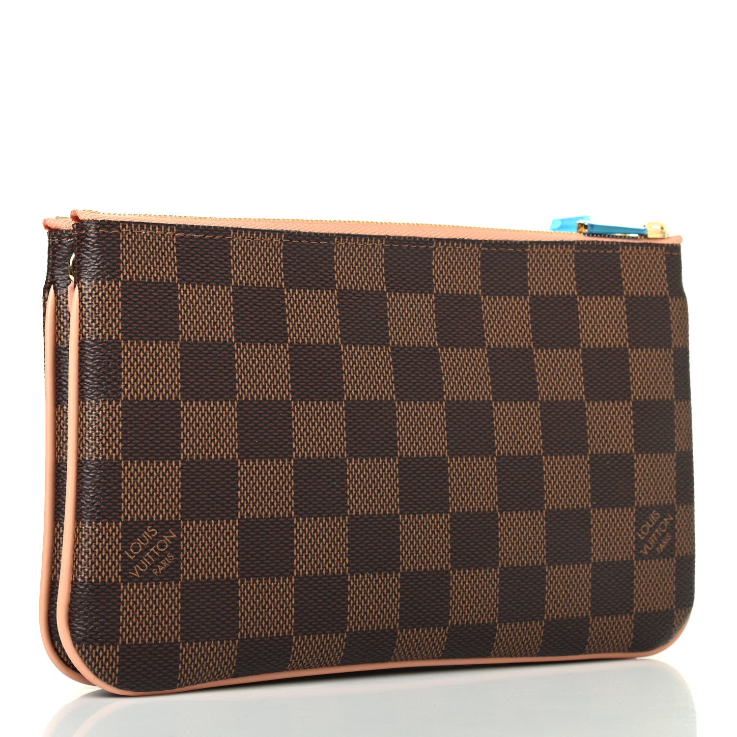 Louis Vuitton Damier Ebene Double Zip Pochette 2 of 4