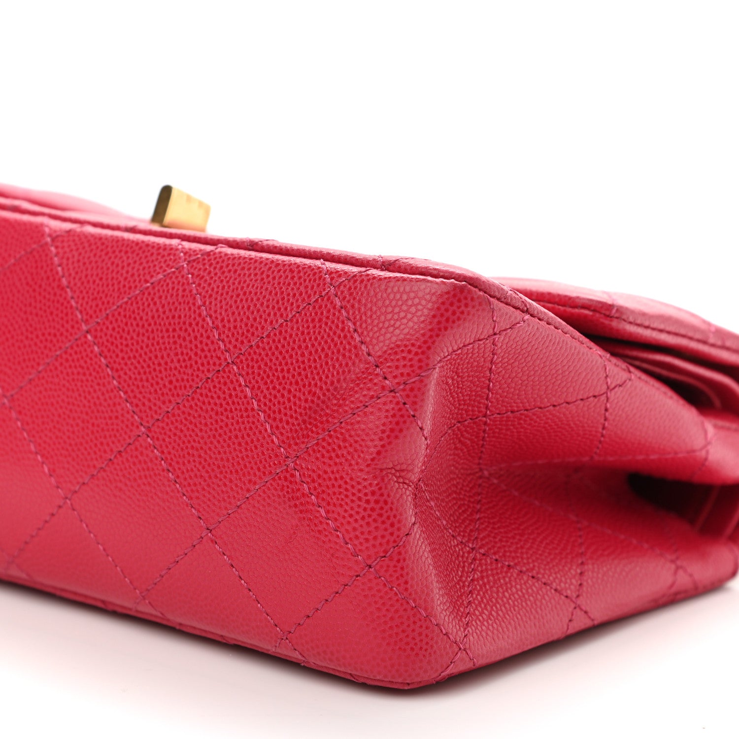 Chanel Caviar Quilted 2.55 Reissue 224 Flap Dark Pink 10 of 13