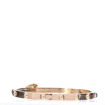 Louis Vuitton 18K Yellow Gold Diamond Clous Bracelet 17 3 of 7
