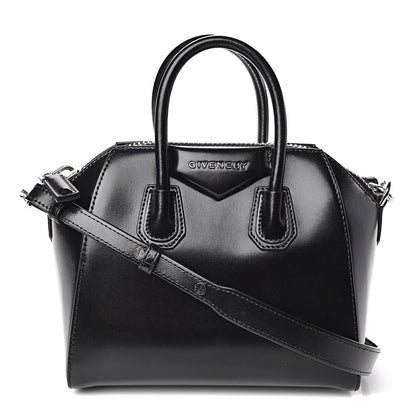 Givenchy Shiny Lord Calfskin Mini Antigona Black 1 of 10