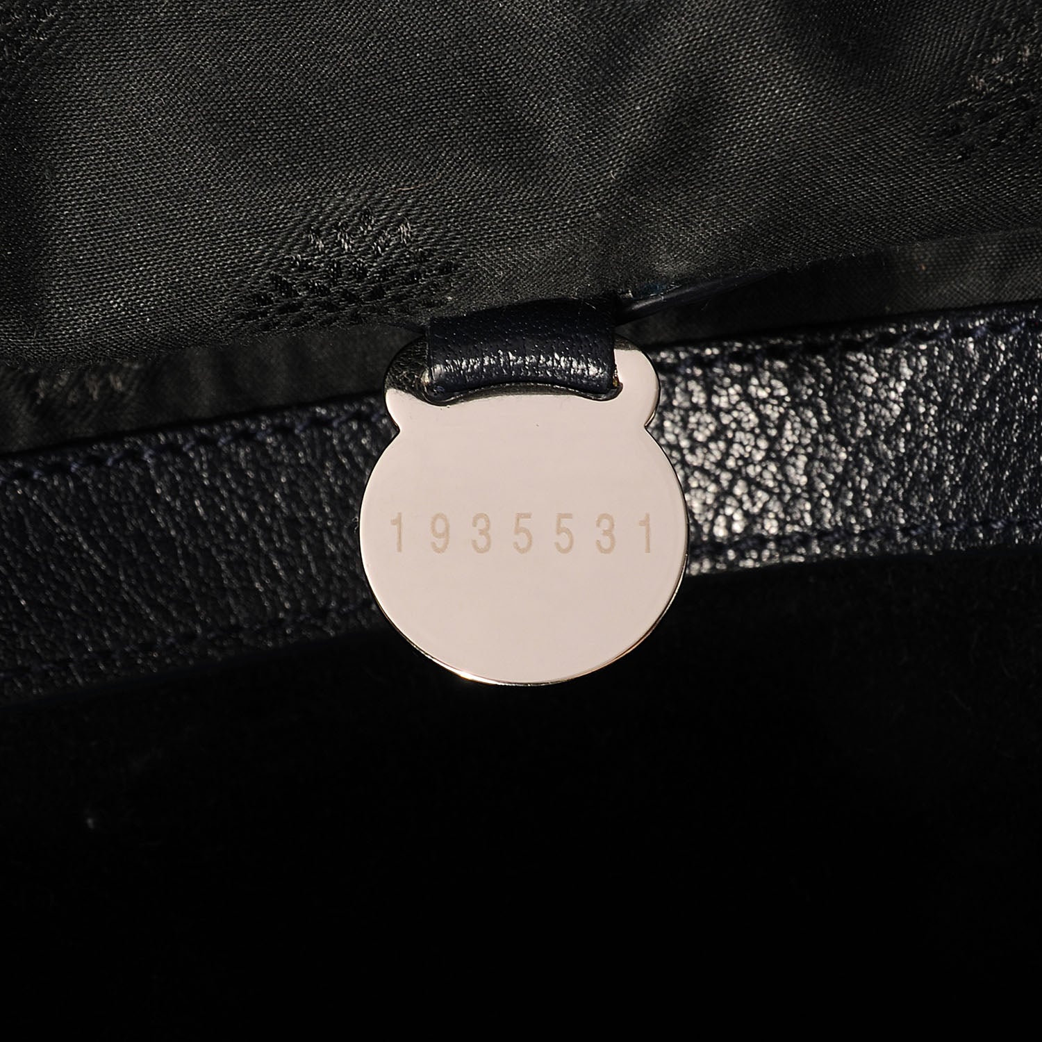 Mulberry Polished Buffalo Alexa Satchel Midnight Blue 10 of 13