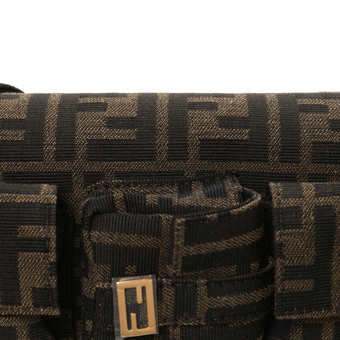 Fabric Jacquard FF 1974 Multipocket Baguette Tobacco Moro