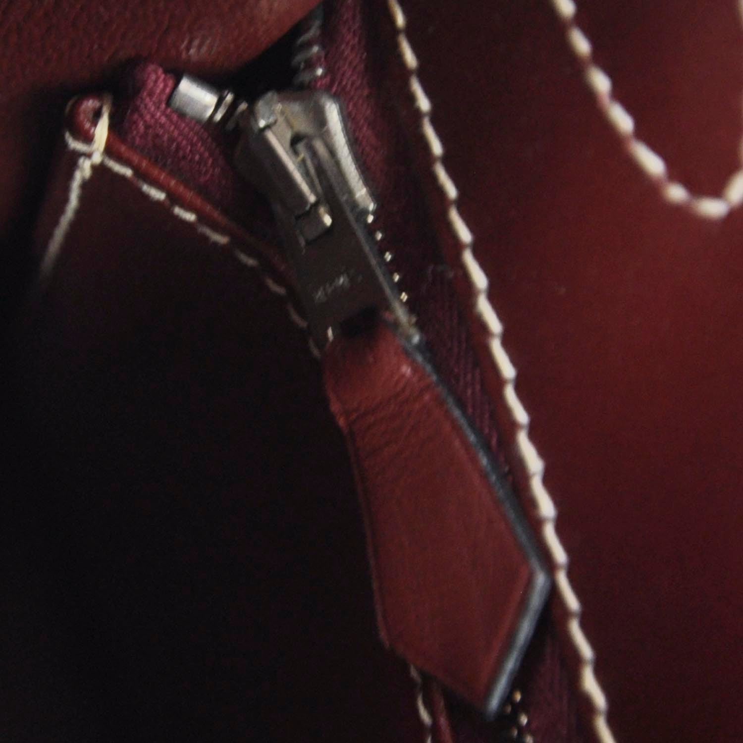 Hermes Chamonix Kelly Sellier 28 Rouge H 9 of 9