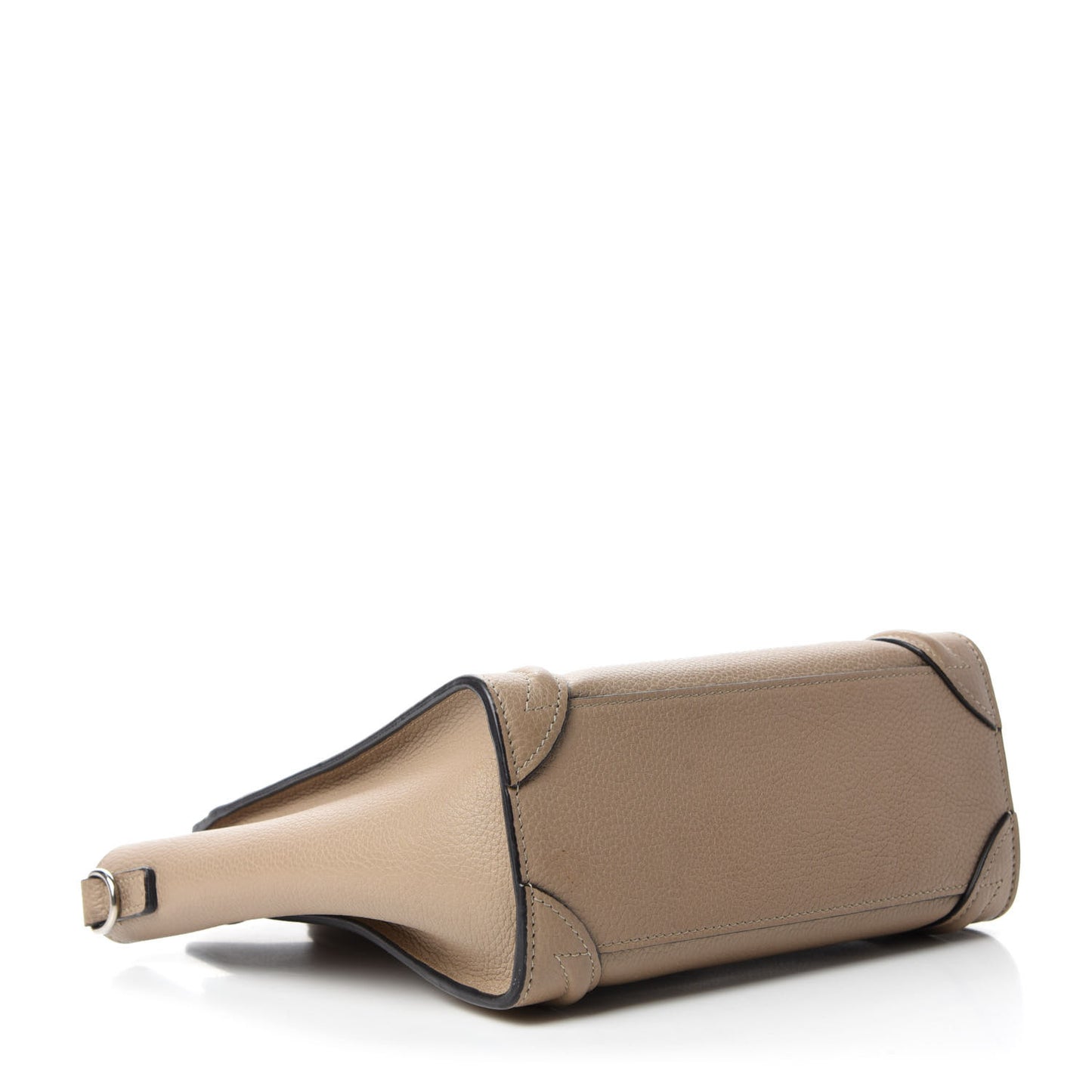 Drummed Calfskin Nano Luggage Dune