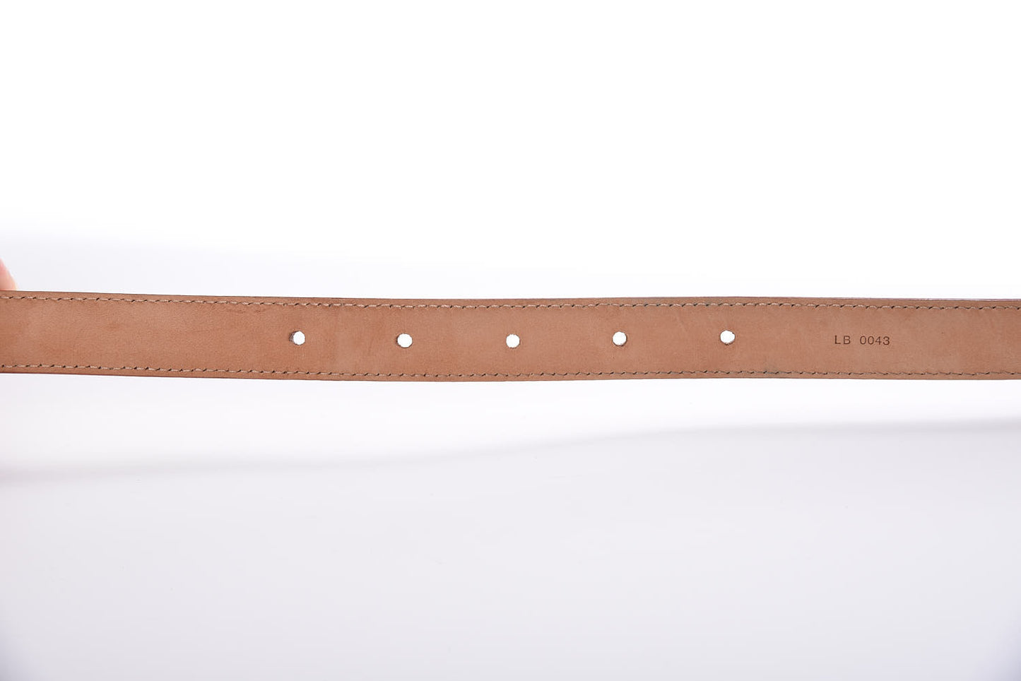 Monogram Multicolor Belt 80 32 White