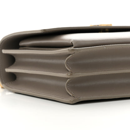 Saint Laurent Calfskin Medium Monogram Sunset Greyish Brown 9 of 13